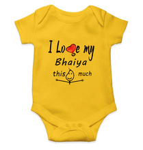 Load image into Gallery viewer, I Love My Bhaiya Rompers for Baby Boy - KidsFashionVilla

