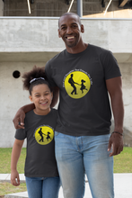Load image into Gallery viewer, Dad And Daughter Best Friends Father and Daughter Black Matching T-Shirt- KidsFashionVilla
