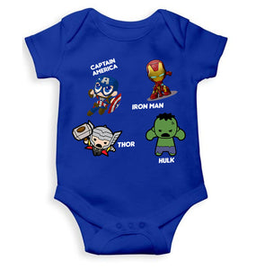 Super Heros Rompers for Baby Girl- KidsFashionVilla
