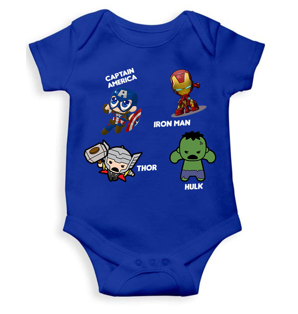 Super Heros Rompers for Baby Boy- KidsFashionVilla