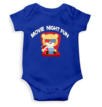 Load image into Gallery viewer, Movie Night Fun Rompers for Baby Girl- KidsFashionVilla
