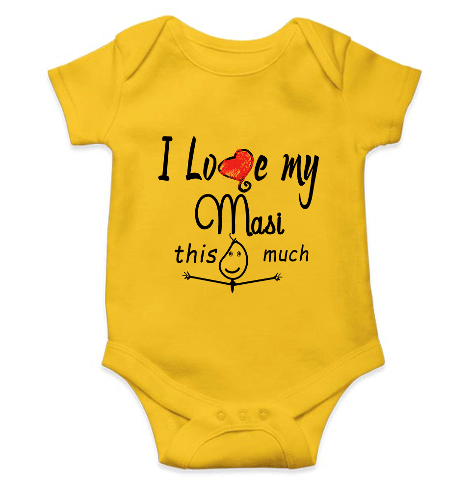 I Love My Masi  Rompers for Baby Boy- KidsFashionVilla