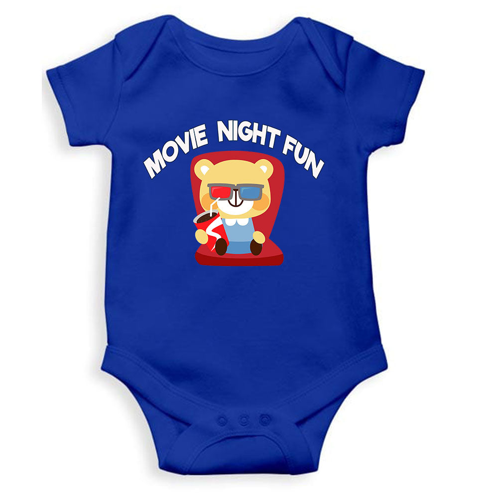 Movie Night Fun Rompers for Baby Boy- KidsFashionVilla