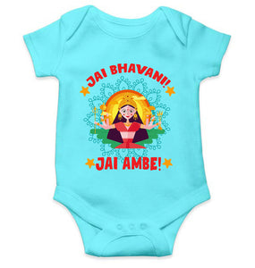 Jai Bhavani Jai Ambe Navratri Rompers for Baby Girl- KidsFashionVilla
