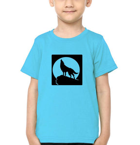 WOLF Half Sleeves T-Shirt for Boy-KidsFashionVilla