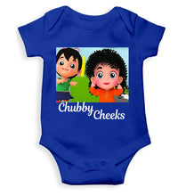 Load image into Gallery viewer, Chubby Cheeks Poem Rompers for Baby Girl- KidsFashionVilla

