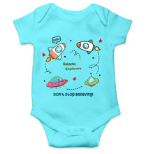 Load image into Gallery viewer, Spaceships Rompers for Baby Girl- KidsFashionVilla
