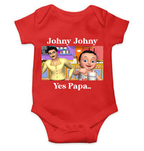 Load image into Gallery viewer, Johny Johny Yes Papa Poem Rompers for Baby Girl- KidsFashionVilla
