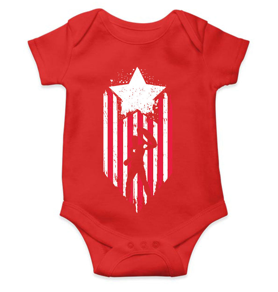 Captain America Web Series Rompers for Baby Boy- KidsFashionVilla