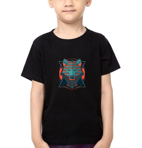 WOLF Half Sleeves T-Shirt for Boy-KidsFashionVilla