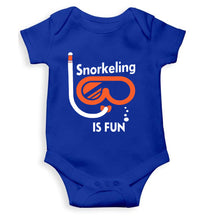 Load image into Gallery viewer, Snorkeling Is Fun Rompers for Baby Girl- KidsFashionVilla
