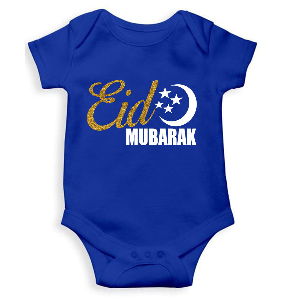 Eid Mubarak Rompers for Baby Boy- KidsFashionVilla