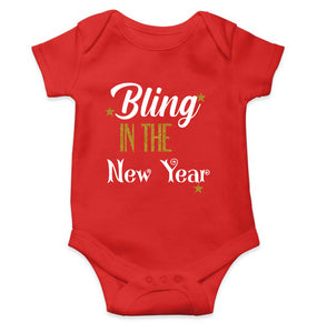 Bling In The New Year Rompers for Baby Girl- KidsFashionVilla