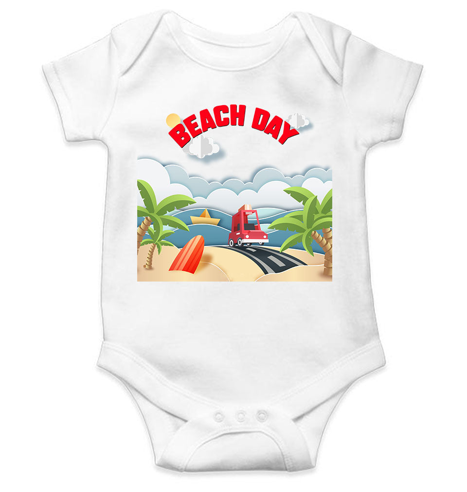 Beach Day Rompers for Baby Boy- KidsFashionVilla