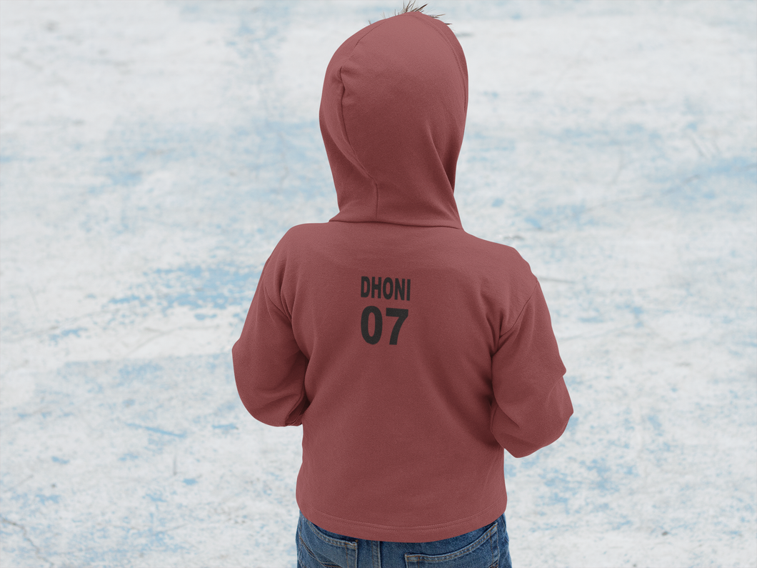 Dhoni 07 Boy Hoodies-KidsFashionVilla