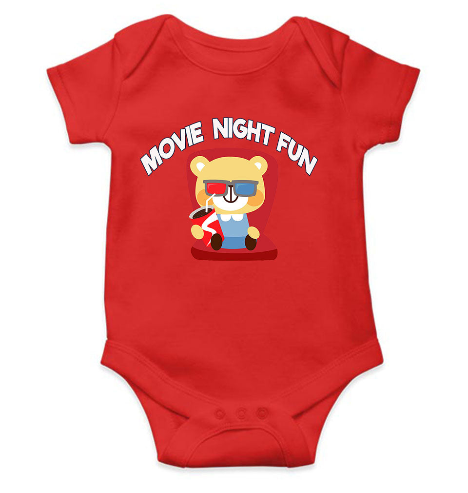 Movie Night Fun Rompers for Baby Boy- KidsFashionVilla