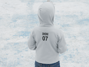 Dhoni 07 Boy Hoodies-KidsFashionVilla