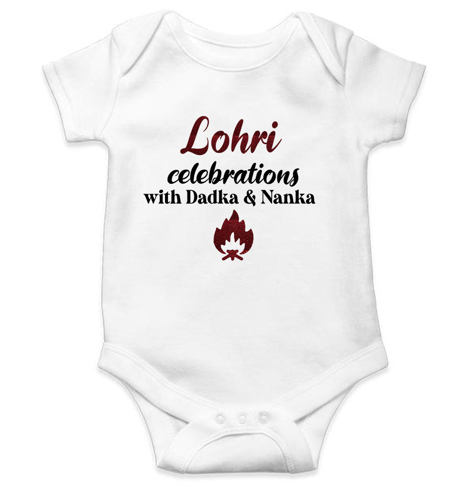 Lohri Celebrations Rompers for Baby Boy- KidsFashionVilla