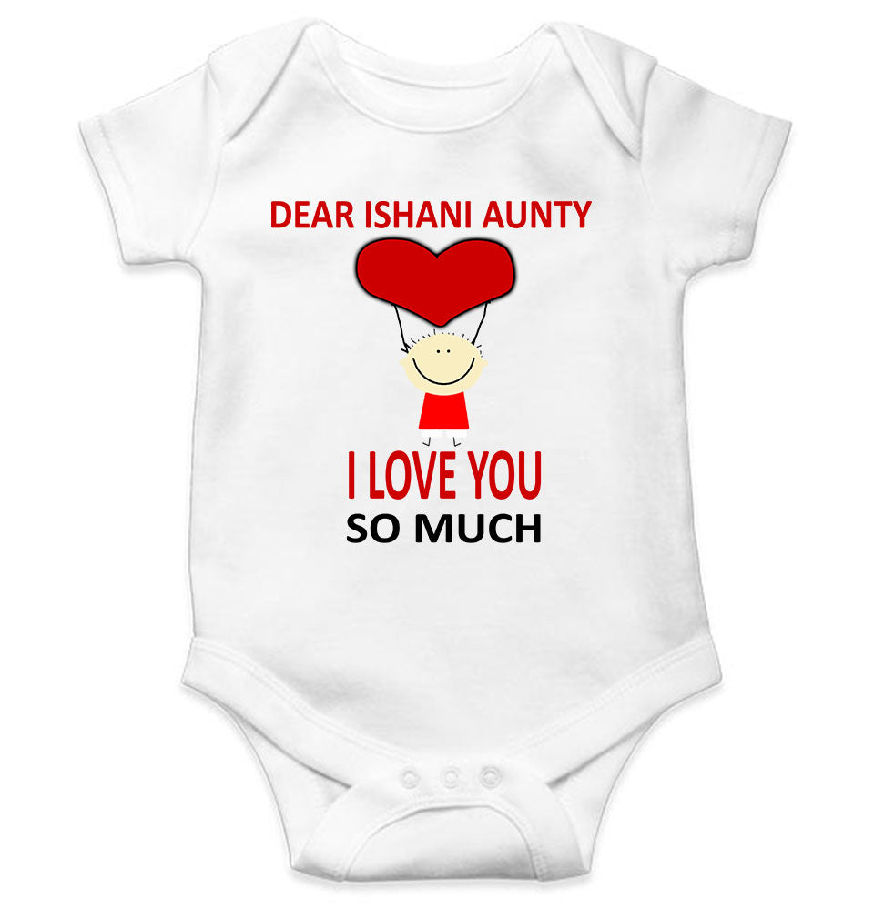 Custom Name I love My Aunty So Much Rompers for Baby Boy- KidsFashionVilla