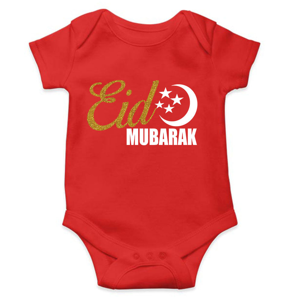 Eid Mubarak Rompers for Baby Boy- KidsFashionVilla