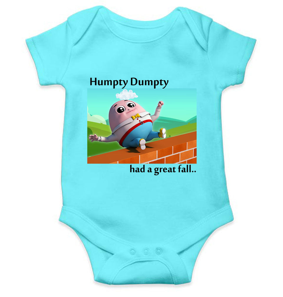 Humpty Dumpty Poem Rompers for Baby Boy- KidsFashionVilla