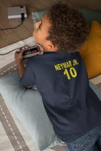 Load image into Gallery viewer, Neymar Jr 10 Half Sleeves T-Shirt for Boy-KidsFashionVilla
