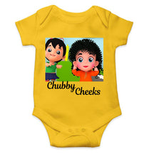 Load image into Gallery viewer, Chubby Cheeks Poem Rompers for Baby Girl- KidsFashionVilla
