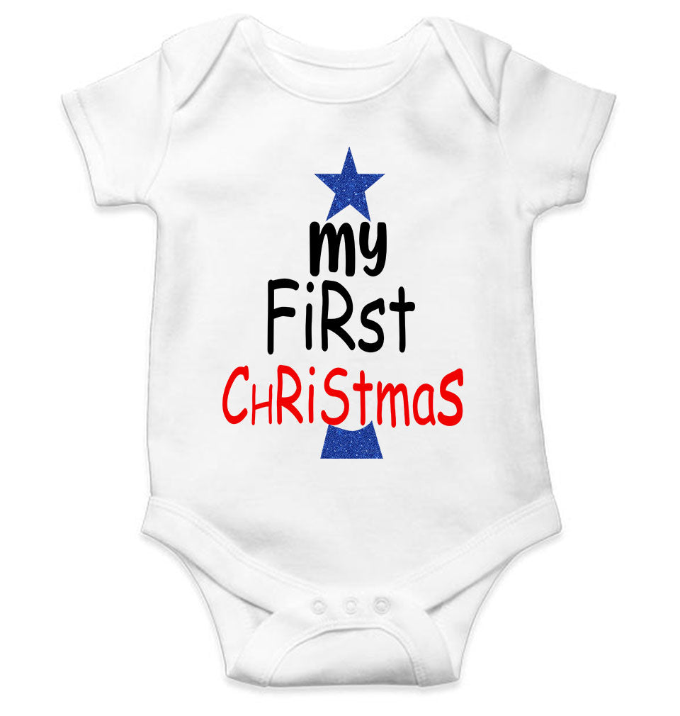 My First Christmas Rompers for Baby Boy- KidsFashionVilla