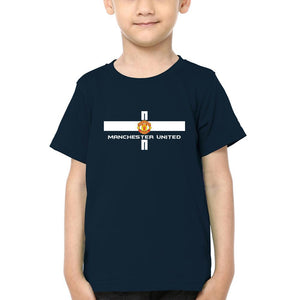 Manchester United Half Sleeves T-Shirt for Boy-KidsFashionVilla