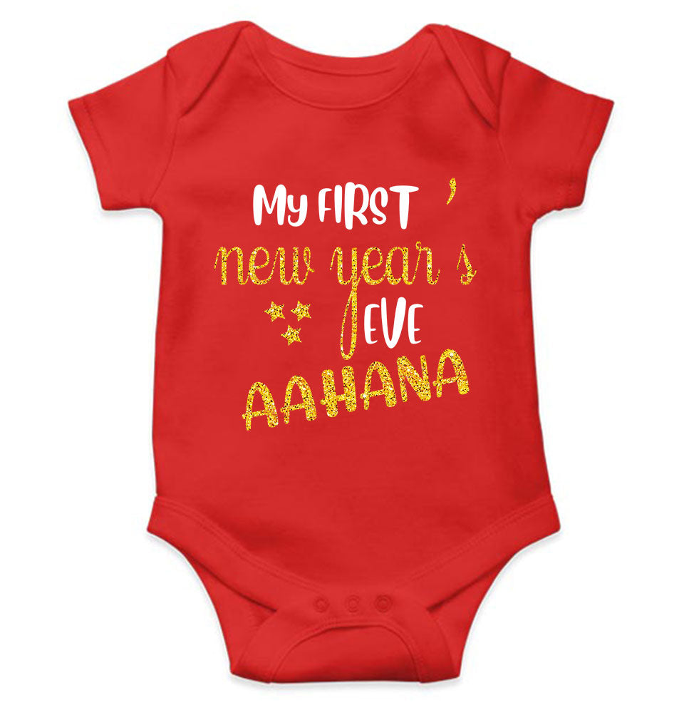 Customized Name My First New Year Rompers for Baby Girl- KidsFashionVilla