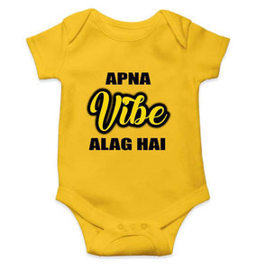 Apna Vibe Alag Hai Rompers for Baby Boy- KidsFashionVilla