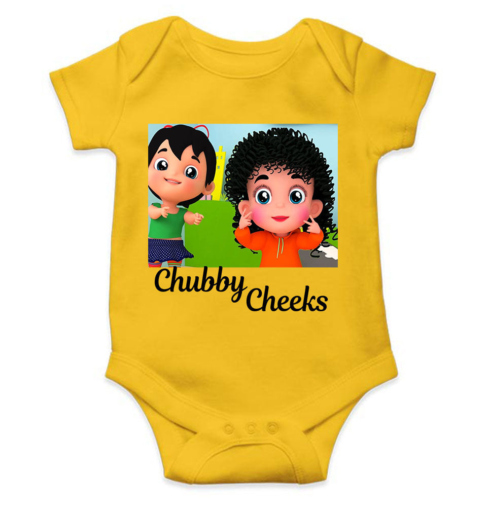 Chubby Cheeks Poem Rompers for Baby Boy- KidsFashionVilla