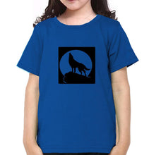 Load image into Gallery viewer, WOLF Half Sleeves T-Shirt For Girls -KidsFashionVilla
