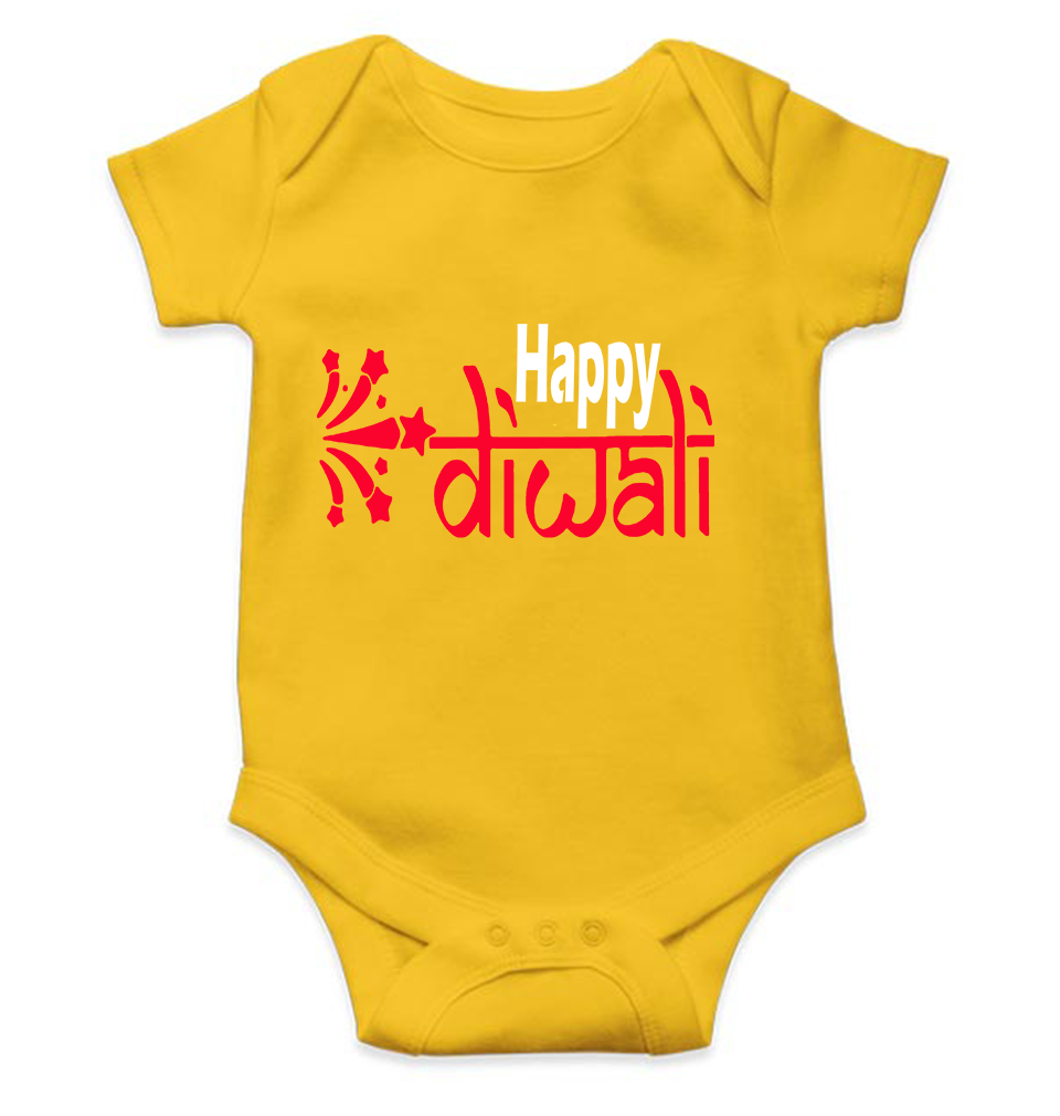 Happy Diwali Rompers for Baby Boy- KidsFashionVilla