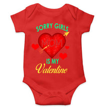 Load image into Gallery viewer, Sorry Girls Mom Is My Valentine Rompers for Baby Boy- KidsFashionVilla
