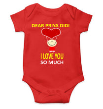 Load image into Gallery viewer, Custom Name I love My Didi So Much Rompers for Baby Boy- KidsFashionVilla
