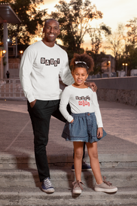 Daddy Father and Daughter White Matching T-Shirt- KidsFashionVilla