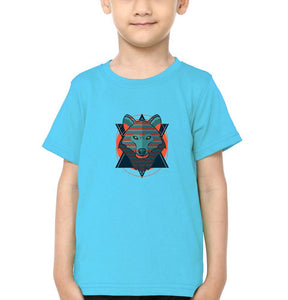 WOLF Half Sleeves T-Shirt for Boy-KidsFashionVilla