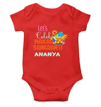 Load image into Gallery viewer, Makar Sankranti Rompers for Baby Girl- KidsFashionVilla

