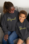 The Original Mother And Son Black Matching Hoodies- KidsFashionVilla