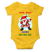 Load image into Gallery viewer, Customized Name Santa Squad Ho Ho Ho Christmas Rompers for Baby Boy- KidsFashionVilla
