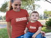 The Legend Mother And Son Red Matching T-Shirt- KidsFashionVilla