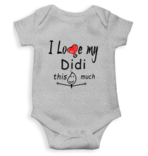 Load image into Gallery viewer, I Love My Didi Rompers for Baby Girl- KidsFashionVilla
