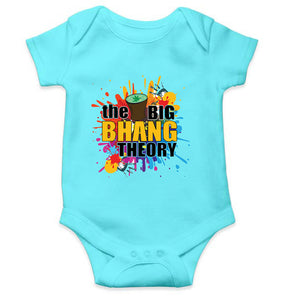 The Big Bhang Theory Holi Rompers for Baby Boy - KidsFashionVilla