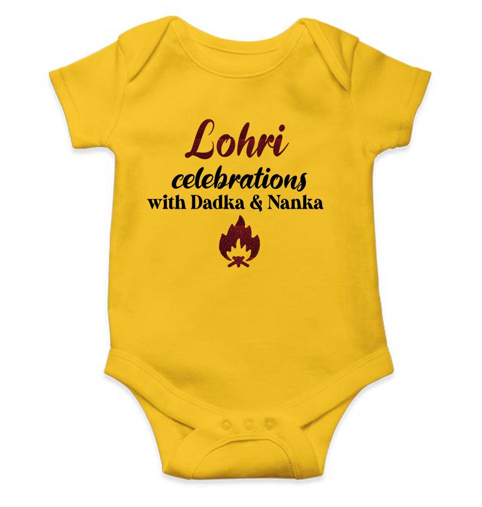 Lohri Celebrations Rompers for Baby Boy- KidsFashionVilla