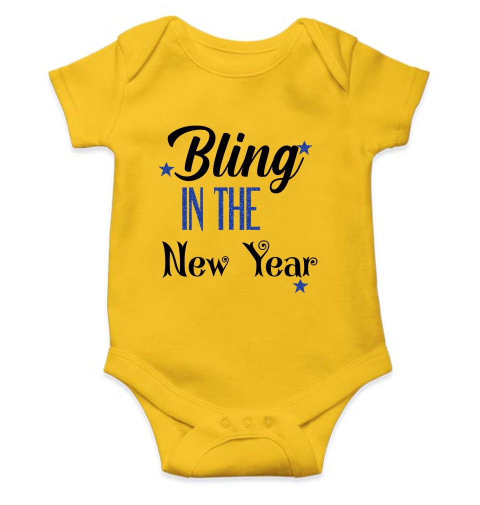 Bling In The New Year Rompers for Baby Boy- KidsFashionVilla