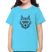 Load image into Gallery viewer, WOLF Half Sleeves T-Shirt For Girls -KidsFashionVilla
