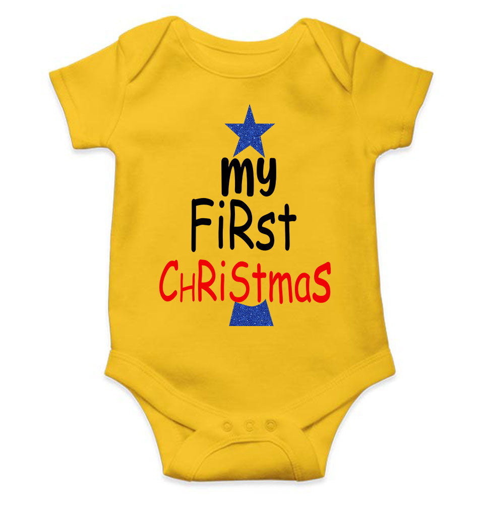 My First Christmas Rompers for Baby Boy- KidsFashionVilla