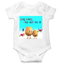 Load image into Gallery viewer, Aloo Kachaloo Poem Rompers for Baby Boy- KidsFashionVilla
