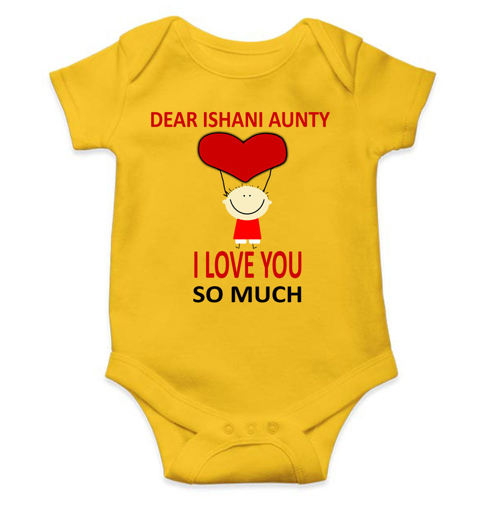 Custom Name I love My Aunty So Much Rompers for Baby Boy- KidsFashionVilla